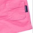 thumbnail image 5 of Pantalones cortos Gerber para bebés y niñas pequeñas de sarga rosa, talla 3T, 5 of 5