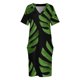 thumbnail image 4 of Vestido de noche con bolsillos sueltos y hojas para mujer, elegante y chic, 2025, 4 of 7