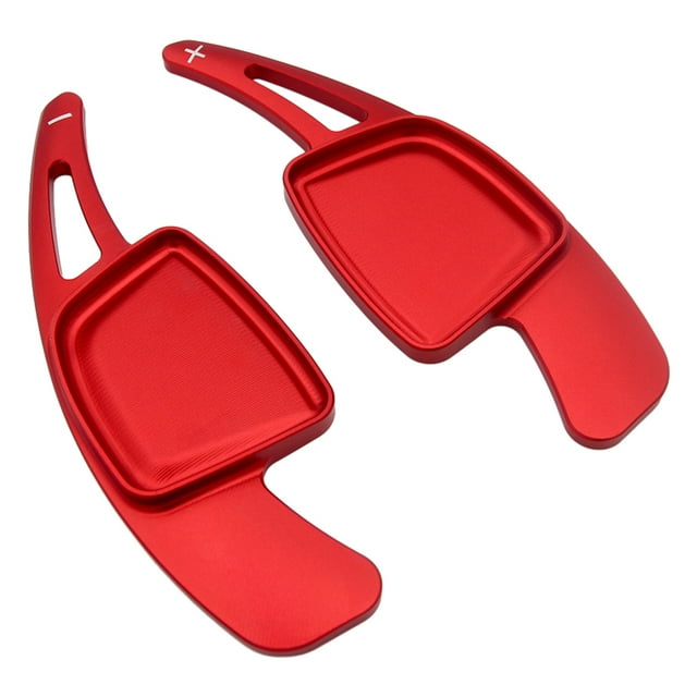 Youkk 2pieces Match Car Steering Wheel Paddle Set Sturdy And Durable Car Steering Wheel Paddles red 1Set