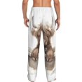 thumbnail image 3 of Picia Cute Cow Bath Mens Soft Woven Cotton Elastic Waistband Sleep Pajama Pant Lounge Sleep Pant With Pockets And Drawstring-XX-Large, 3 of 9