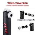 thumbnail image 3 of Wheel Air Inflator Portable Manual High Pressure Inflating Air Pump Aluminum Alloy Quick Efficient Air Inflator Telescopic Air Inflating Machine, 3 of 8
