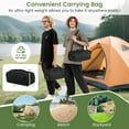 thumbnail image 6 of Costway Portable Camping Cot with Sturdy Aluminum Alloy Frame Carrying Bag Side Pocket, 6 of 10