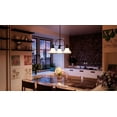 thumbnail image 2 of Urban Ambiance Luxury Industrial Chandelier, Medium Size: 15.5"H x 24"W, with Americana Style Elements, Nostalgic Design, Oil Rubbed Parisian Bronze Finish and Opal Etched Glass, UQL2332, 2 of 8