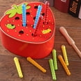 thumbnail image 2 of Juguete De Madera, Juguete Educativo No Tóxico De Colores Brillantes Y Ricos, Juguete Magnético De Madera, Para Fiesta De Cumpleaños Preescolar ANGGREK Wooden Toy, 2 of 8