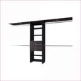 thumbnail image 5 of Closet Organizer System, Modular with Hanging Rods Shelves Drawers, 73.6"H x 118.1"W x 15.7"D | Wengue | Particle Board, 5 of 8
