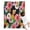 Pioneer Flower Floral, variant on Pioneer Flower Floral Print Pattern Blanket,Comfortable Soft Flannel Throw Blanket,All Season,Warm Lightweight Blankets for Sofa Bed Couch Living Room Chair,30"x40"