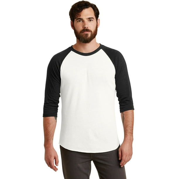 Camiseta de béisbol Alternative para hombre, Eco True Black, extragrande Ropa alternativa 02089E1-098