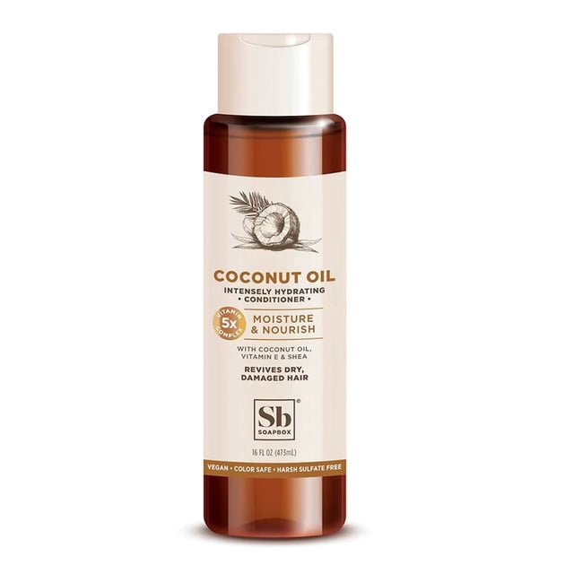 Acondicionador Soapbox Coconut Oil Moisture & Nourish 473 ml