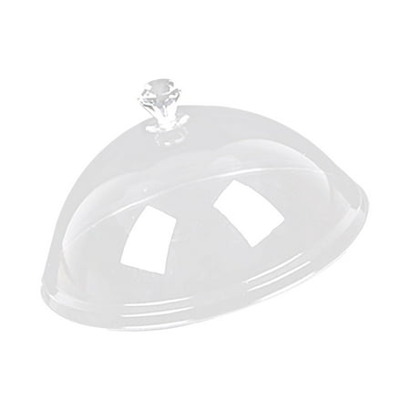 Acrylic Salad Serving Platter Transparent Lid with Dome Fresh Keeping Lid for Dining Table Party , 12 inch