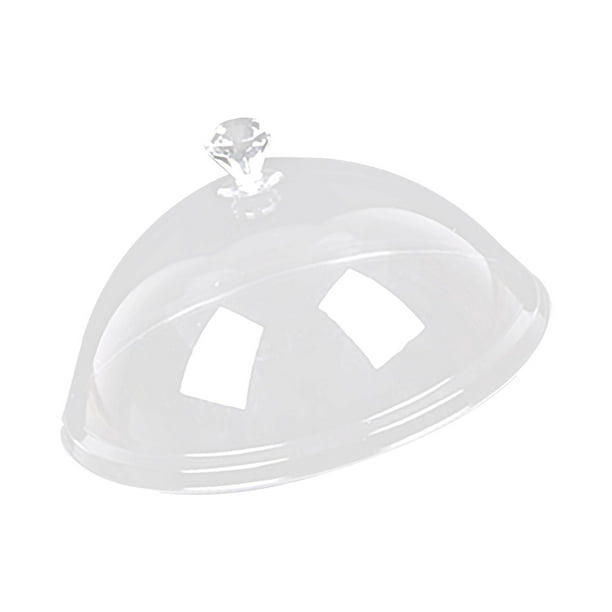 Tapa para pastel, molde para pastel con base giratoria, plato para postre de frutas, transparente 12 pulgadas