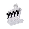 Unique Bargains Aqua Life Air Check Flow Control Swtich Gang Valve 4 Way