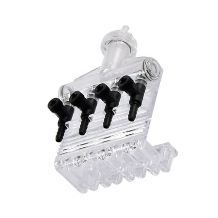 Unique Bargains Aqua Life Air Check Flow Control Swtich Gang Valve 4 Way