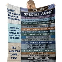 Aunt Gifts from Niece, Auntie Gifts, Best Aunt Ever Gifts, Gifts for Aunts from Niece, Aunt Gifts from Nephew, Aunt Birthday Gift, Great Aunt Gifts Birthday Gift Ideas Blankets 60x50in