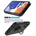 thumbnail image 4 of Galaxy A14 5G Case, 2 in 1 Phone Case for Samsung Galaxy A14 5G 6.6", Takfox Rubber & Rugged Shockproof Protection Heavy Duty Full Body Hard Bumper with Ring Stand Kickstand Cover,Black, 4 of 8