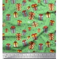 thumbnail image 1 of Soimoi Poly Georgette Fabric Dot,Star & Gift Box Party Print Fabric by The Yard 42 Inch Wide, 1 of 3