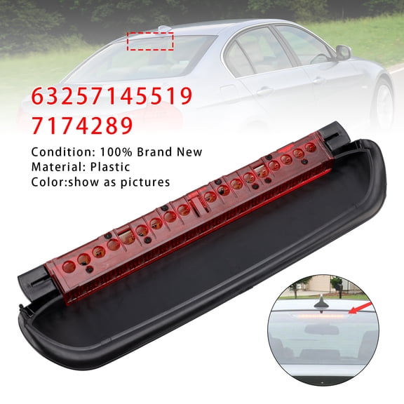 3rd Brake Light Rear 63257145519 For BMW 3 Series E90 2005-2012 Red