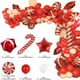 thumbnail image 2 of Kit de arco de guirnalda de globos de Navidad JAMW 193 piezas Decoraciones de globos rojos blancos, 2 of 5