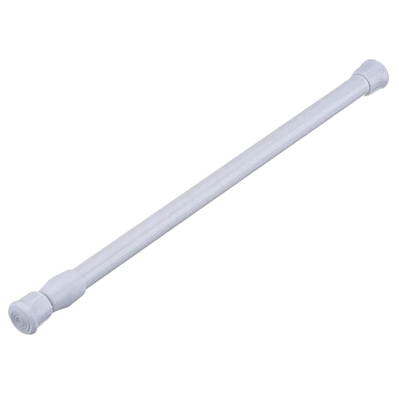 1 barra de tensión de metal con resorte para cortina pequeña, para armario de baño. Los 40-70cm
