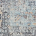 thumbnail image 3 of Nourison Home Machine Washable Series 1 Persian Light Grey/Blue 6' x 9' Area Rug, (6x9), 3 of 13