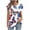 2-Multicolor, variant on SELONE Heart Shirts for Women Fourth of July Print Star Pullover V Neck Short Sleeve Tops Patriotic Graphic Clothes