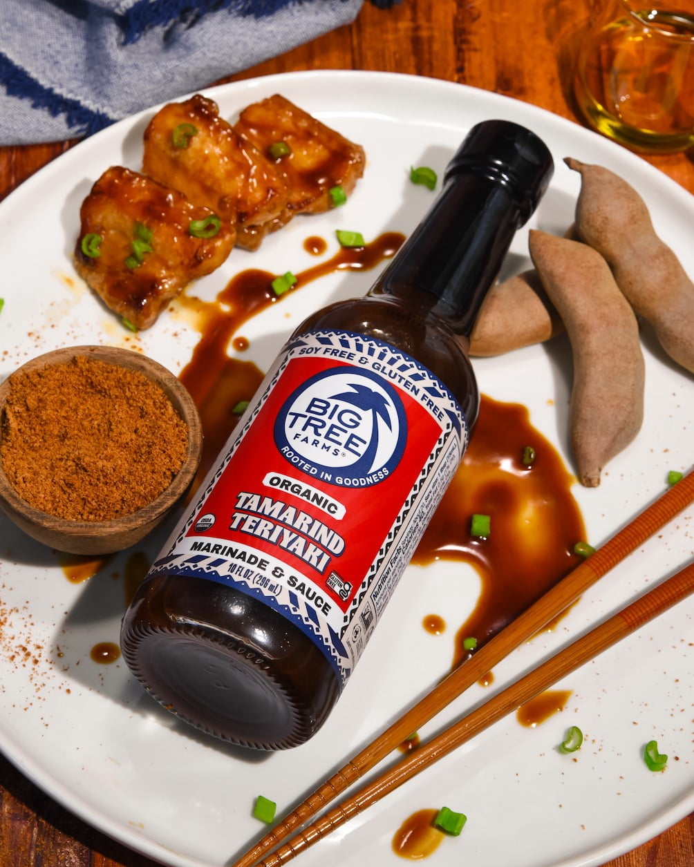 (Pack of 6), Big Tree Farms Organic Soy-Free Teriyaki, 10 fl oz