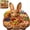 Easter Decorations - 1pc, variant on Easter Bunny Wooden Charcuterie Board, Rabbit Wooden Deli Board, Cute Rabbit-Shaped Serving Platter, Bunny Snack Tray, for Holiday, Kitchen, Decor (1pc)