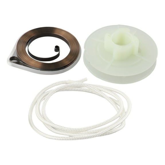 Goodhd Chainsaw Recoil Starter Spring & Pull Rope Kit for Chinese 4500 5200 45cc 52cc Models Replacement Parts