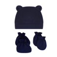 thumbnail image 3 of Gorro de hospital para recién nacido, gorro de algodón para bebé, gorro suave para bebé, conjunto de guantes y manoplas, 3 of 5