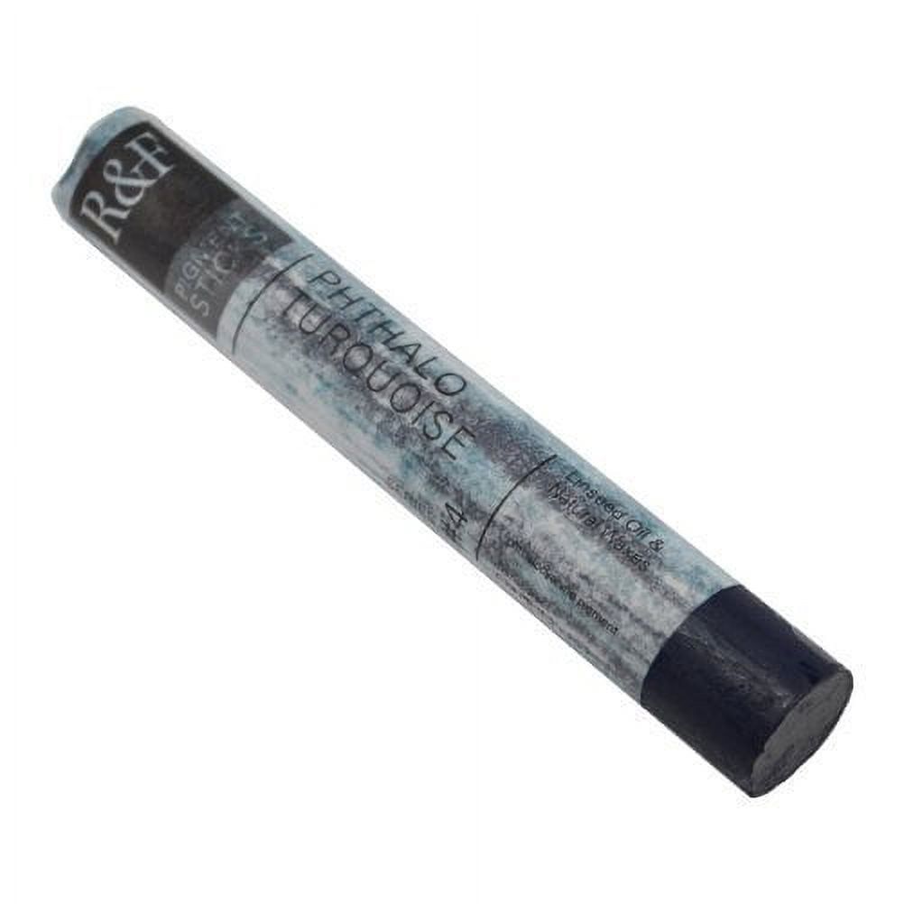 R&F Handmade Paints Pigment Stick, 38ml, Pthalo Turquoise