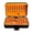 C002- Orange, variant on Screwdriver Kit, Precision Screwdriver Kit, Magnetic Screwdriver Set, Ratchet Screwdriver Set Magnetic, 42 Piece Black 7X2 Inch Sturdy Organized Screwdriver Set, Multi-Function