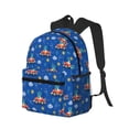thumbnail image 2 of Lsque Dinosaur Driving Classic Casual Backpack - Large Capacity Water-Resistant Backpack for School, Work, Travel, and Outdoor Activities, 2 of 8
