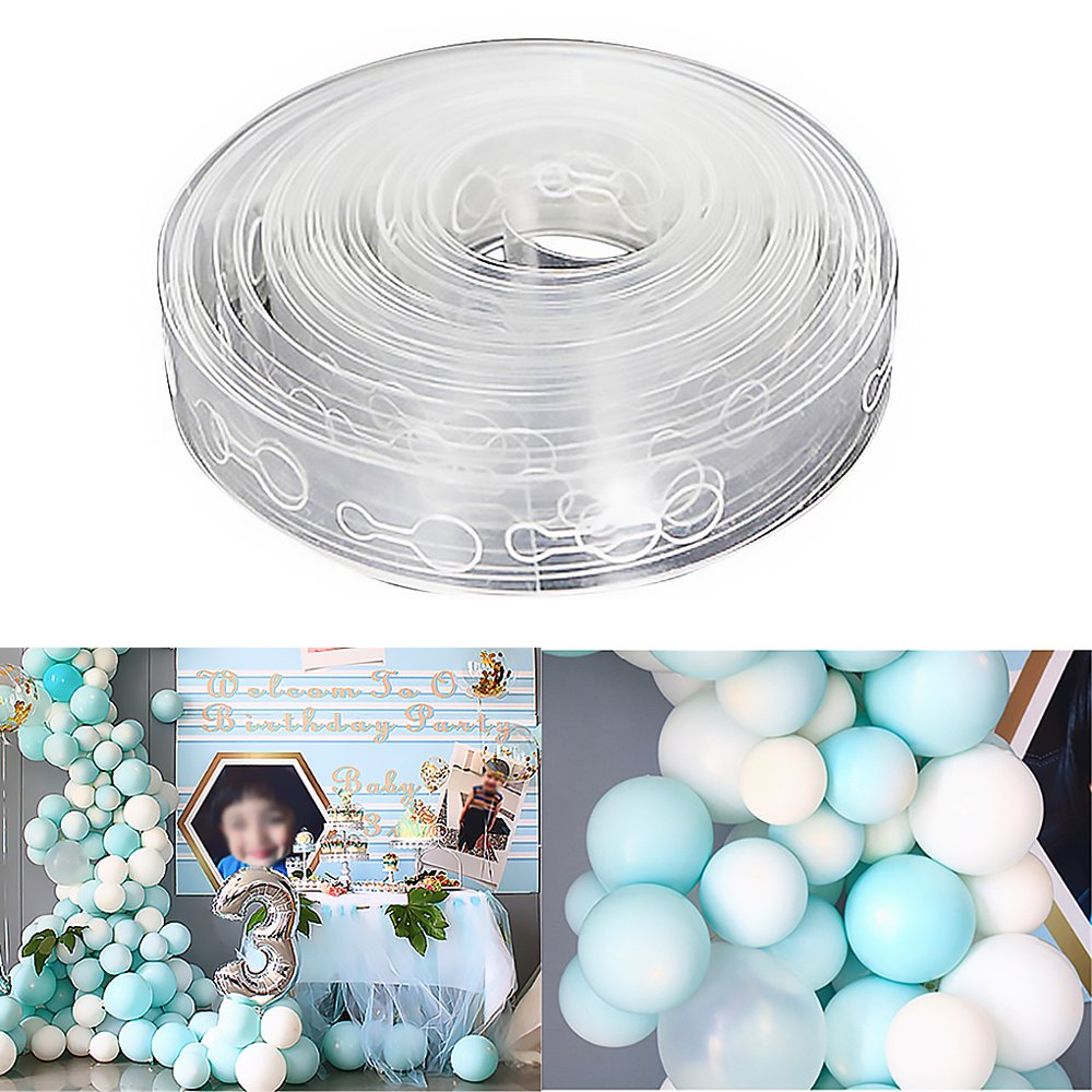 Machinehome Best Choice 5m Transparent Balloon Chain Arch Connect Strip