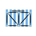 thumbnail image 1 of LOVIVER Football Footstep Training Mat Anti Skid Carpet Supplies Soccer Training Mat B, 1 of 8