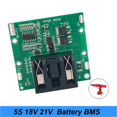 thumbnail image 4 of 6X 5S 18V 21V 20A Li-Ion Lithium Battery 18650 Battery Screwdriver Shura Charger Protection Board Fit Turmera, 4 of 5