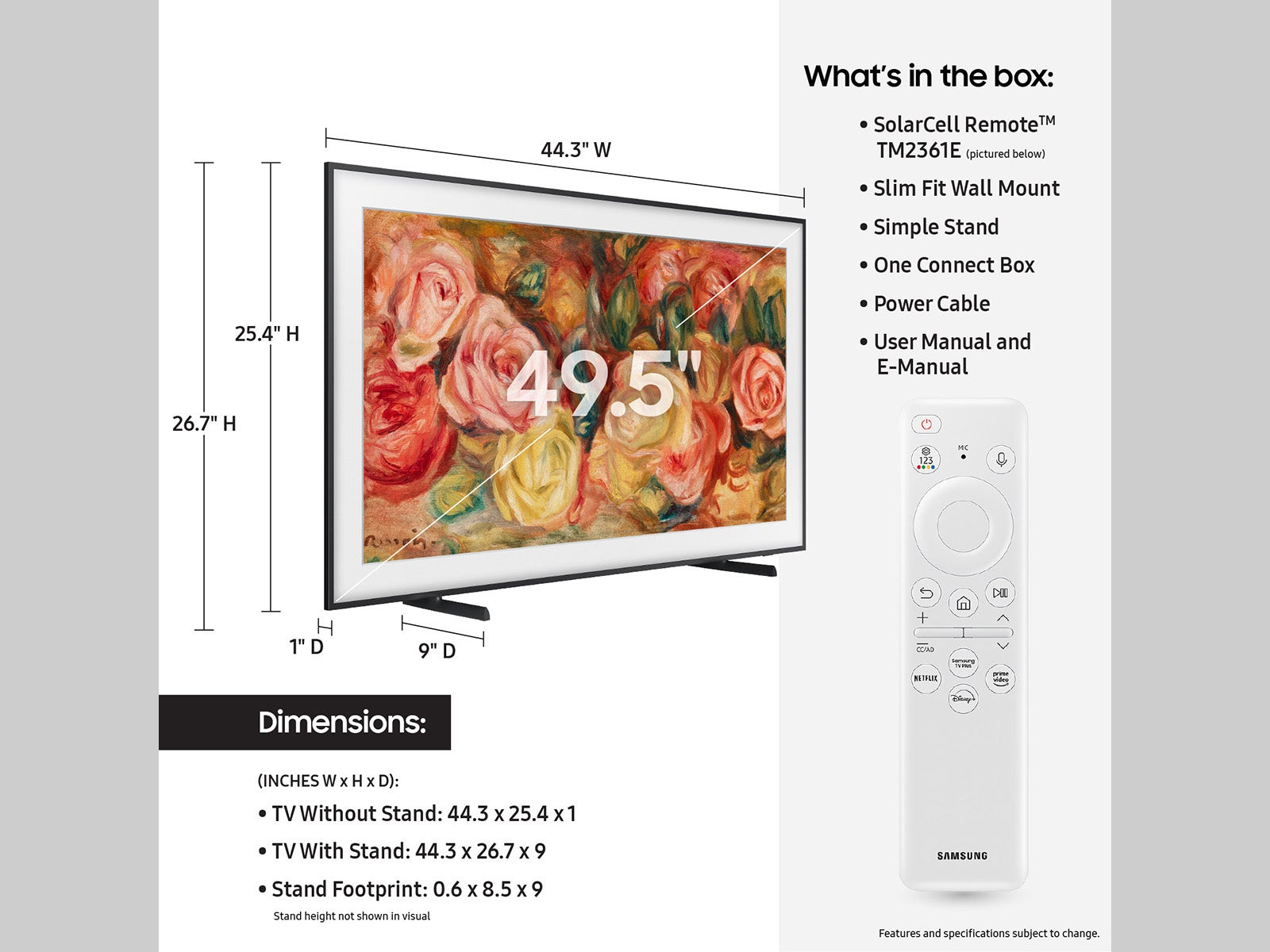 Samsung 50" The Frame QLED 4K Smart TV photo 5