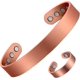 thumbnail image 1 of Juego original de ANILLO magnético de cobre puro y pulsera de GOLF - Estilo minimalista delgado - Ajustable - Para hombres y mujeres, 1 of 5