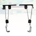 thumbnail image 4 of CHICHUMID Bike Wall Storage Rack With Space Saving Bike Hangers Black 1Set, 4 of 8