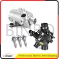 thumbnail image 2 of 11537549476 11517586925 11510392553 Electric Engine Water Pump & Thermostat with Bolt, 2 of 15