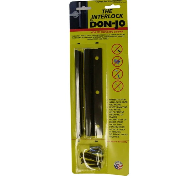 Don-Jo ILP-206-DU Protecteur de Loquet Inswing en Bronze Huilé