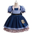 thumbnail image 1 of Girls Bunny Ear Princess Dress Animal Rabbit Cosplay Party Dress, 1 of 8