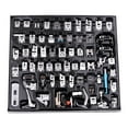 thumbnail image 1 of TFixol 62 Pcs Sewing Machine Presser Feet Set, Professional Sewing Crafting Presser Foot Feet for Janome Brother Singer Sewing Machine Parts & Accessories, Blind Stitch Darning Presser Feet Kit, 1 of 6