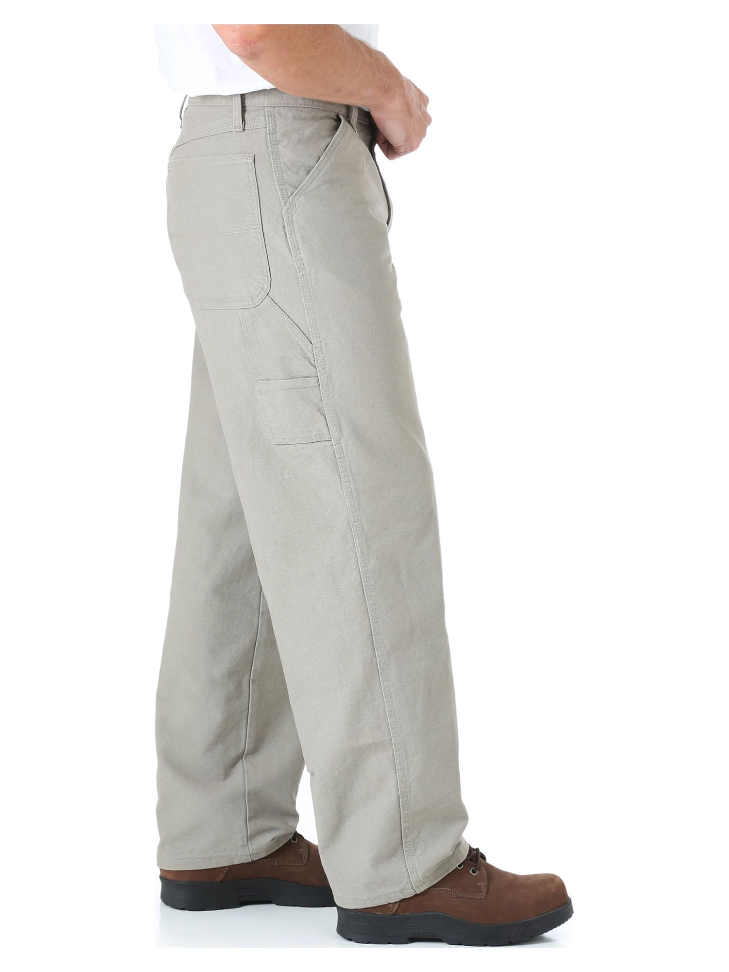 Wrangler Rustler Men'and Big Men's Canvas Carpenter Straight Leg Jeans