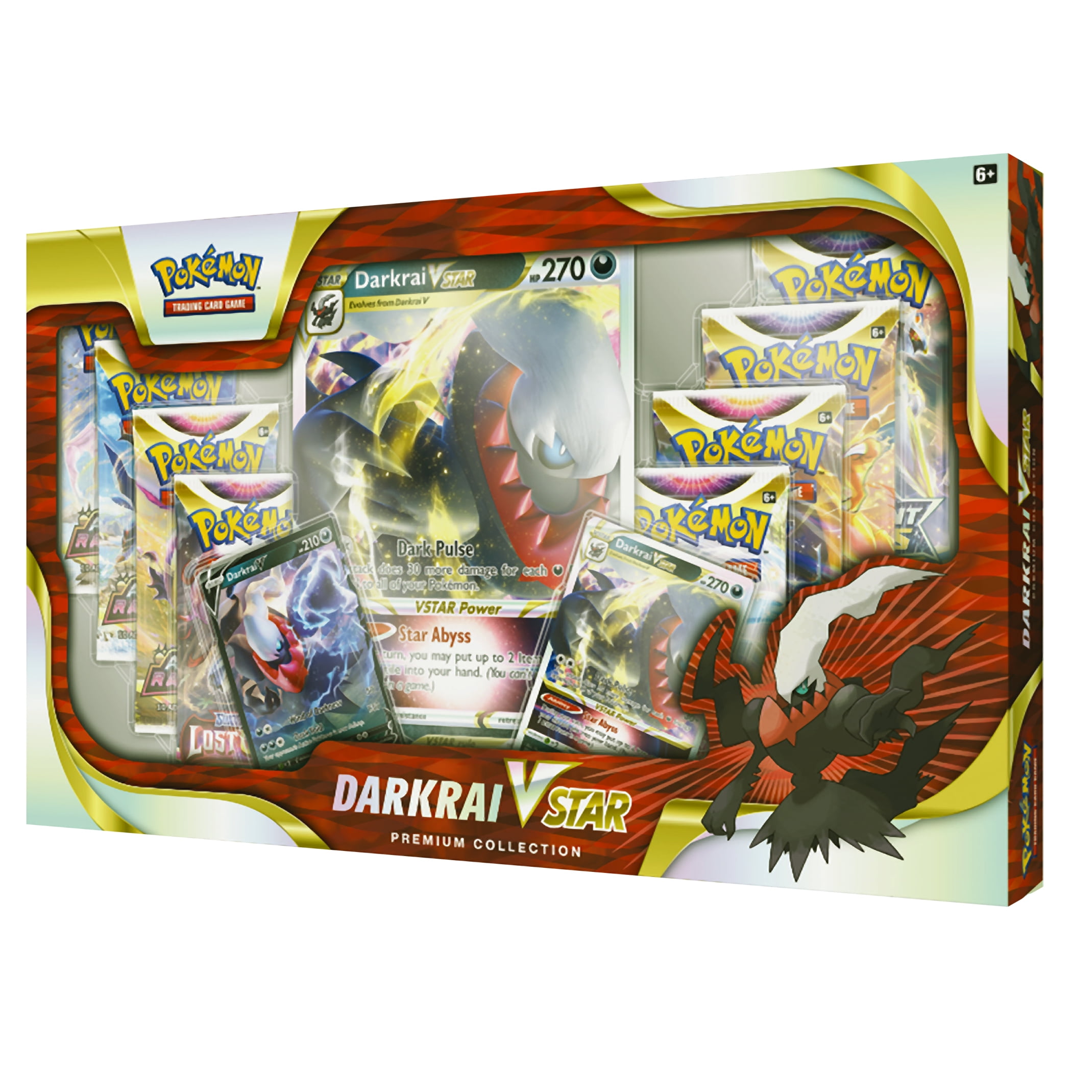 trussel Site line bureau Pokemon Cards: Darkrai VSTAR Premium Collection Box Pokémon TCG -  Walmart.com