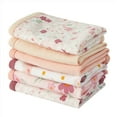 thumbnail image 3 of Parent's Choice 9"x9" Floral Washcloths, 6 Pack, 3 of 12