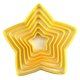 thumbnail image 1 of Molde de Galletas de Árbol de Navidad Material Plástico Molde de Galleta Forma de Estrella de Cinco Puntas Feliz Sencillez, 1 of 5
