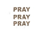 thumbnail image 2 of PRAY... Print 100% cotton Short Sleeve T-shirt, Comfy Casual Tees For Girls Summer, 2 of 7