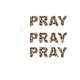 thumbnail image 2 of PRAY... Print 100% cotton Short Sleeve T-shirt, Comfy Casual Tees For Girls Summer, 2 of 7