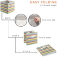 thumbnail image 5 of Sorbus 11" Foldable Fabric Storage Cube Basket Bin for Kids, Toddlers, and Tweens  (6 Pack), 5 of 10