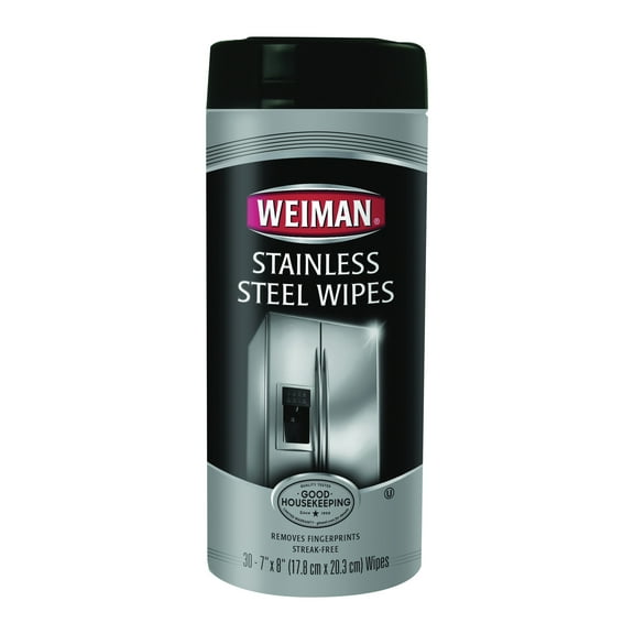 Weiman 92 Stainless Steel Wipes, 30 Can 4 Pack