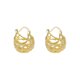 thumbnail image 1 of Taian Francés Retro de gama alta Hebilla de oreja de oro Otoño Nuevos pendientes Diseño de nicho Pendientes únicos huecos Joyería, 1 of 2